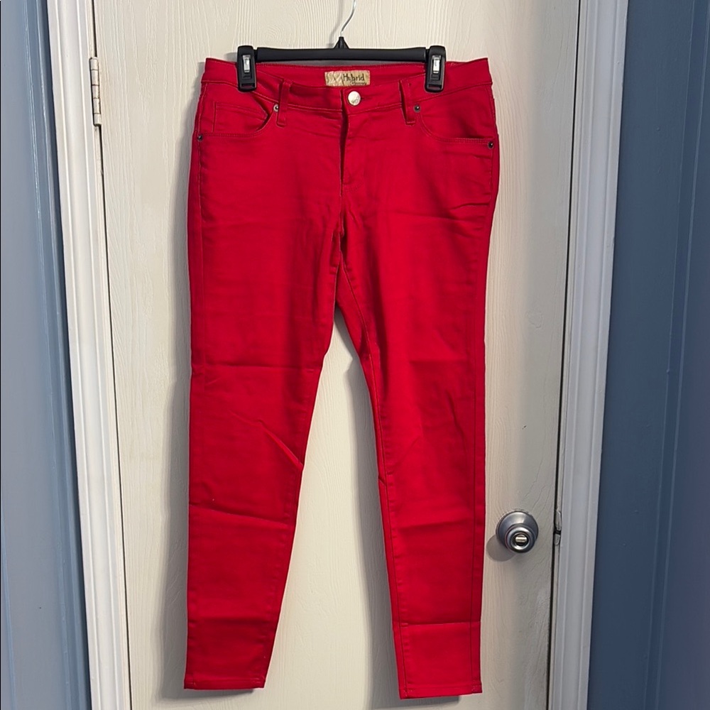 Hybrid & Company Red Skinny Jeans